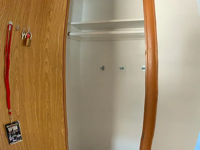 Back door closet area