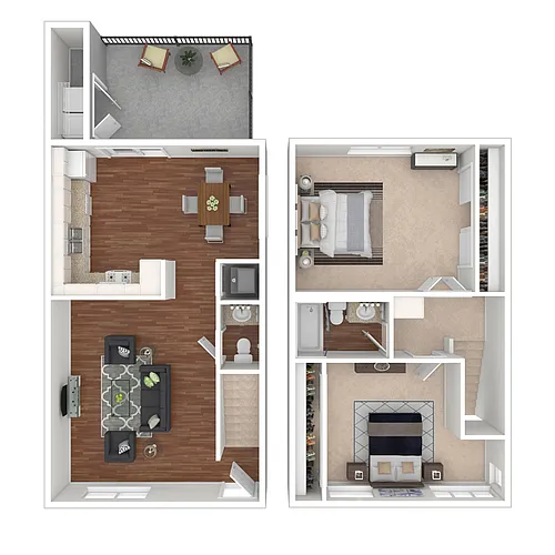 Floor plan Two Bedroom B