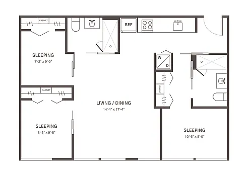 Floor plan XL1A