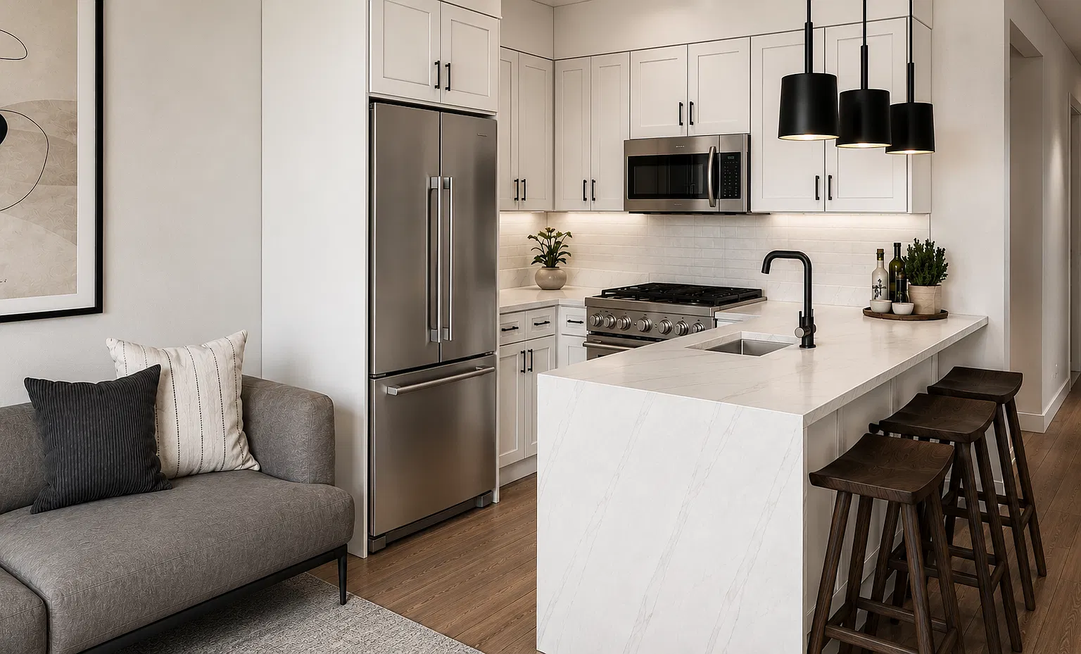 2 bed, 663 sqft, $3,500 — Photo 2