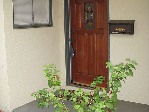 Front entry.