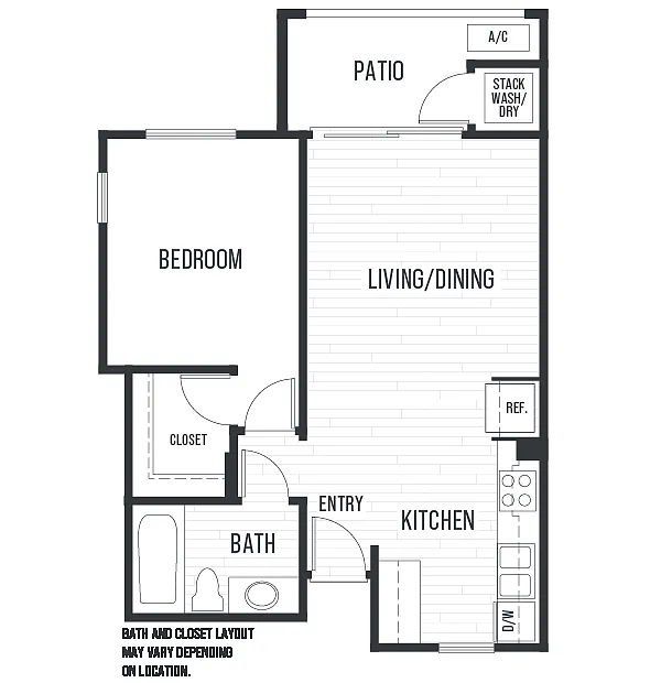 Floor plan Plan 1A