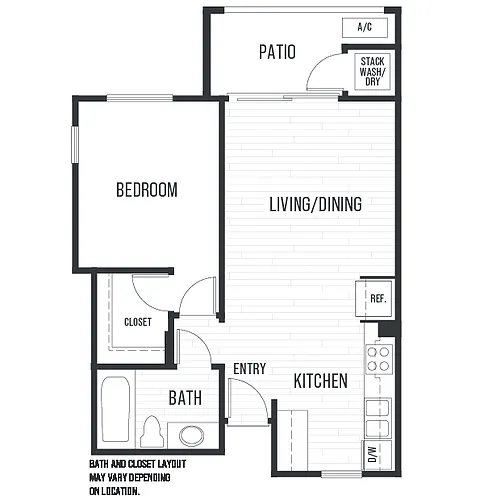 Floor plan Plan 1A