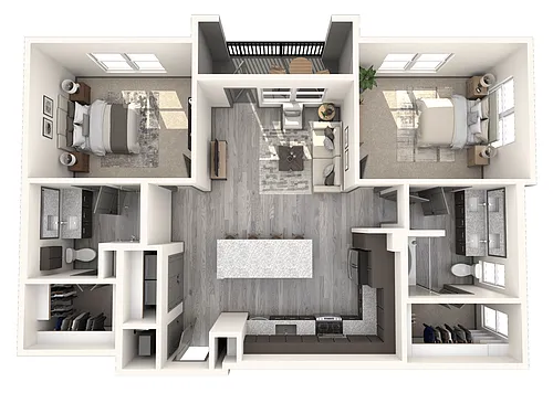 Floor plan B 10