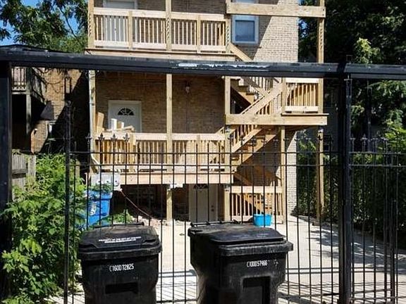 Back of building/ porch