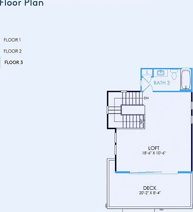 Plan 1 Floor Plan, Quick Move-In Home, Floor 3