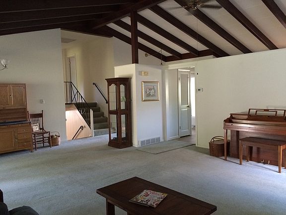 Open living/dining room