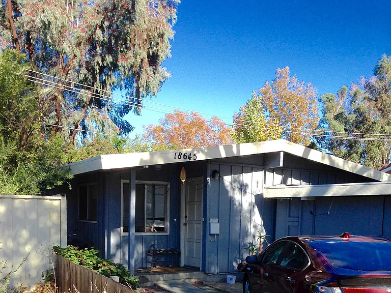 House in quiet residential neighborhood