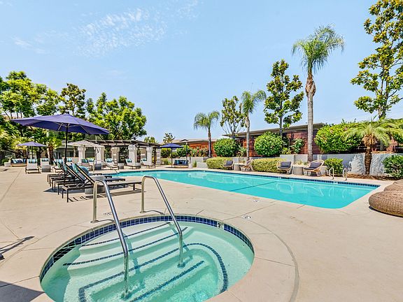Resort Style Pool and Sun Deck at The Hills at Quail Run in Riverside, California