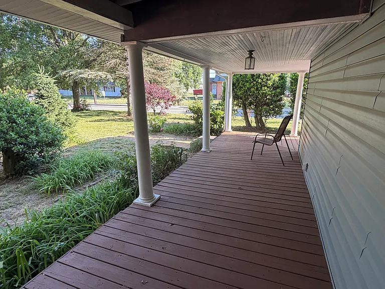 Wraparound porch