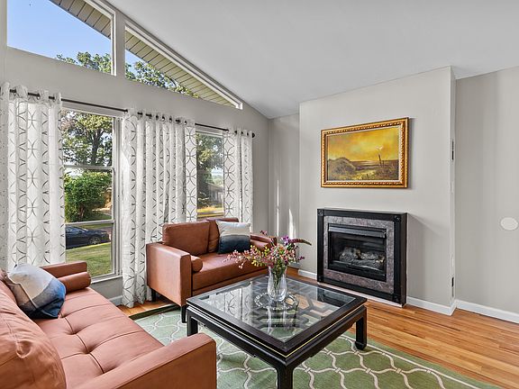 bright living room with big windows