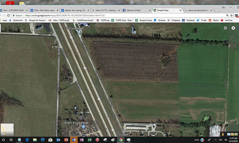 Bottom 1/4 rt of Hwy13 ONLY