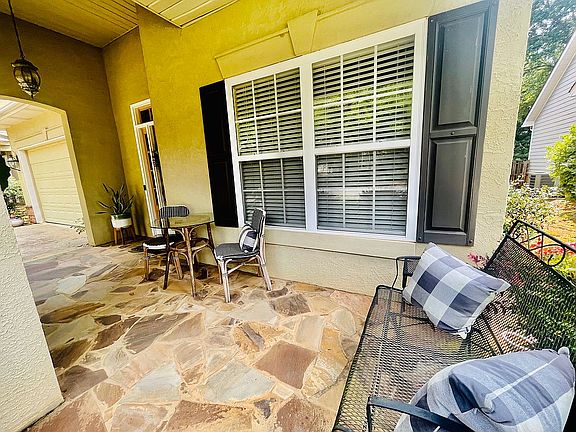 Covered porch for relaxing