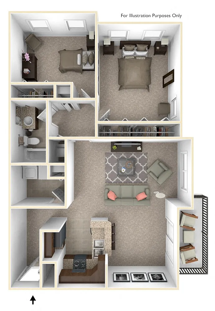 Floor plan Eaton