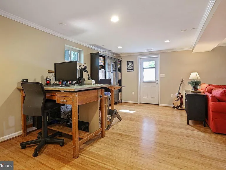 Basement living room and independent entrance door