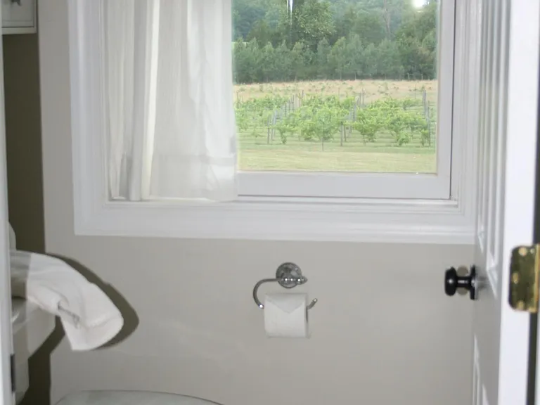 Full Bath, vineyard views.
