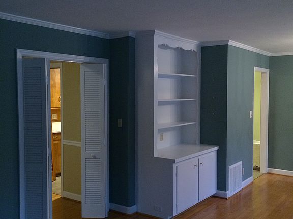 Living room with bookcase