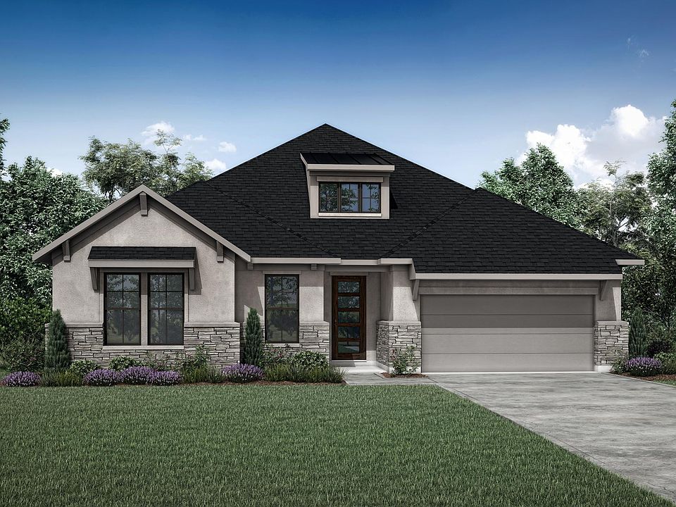 stone and stucco house