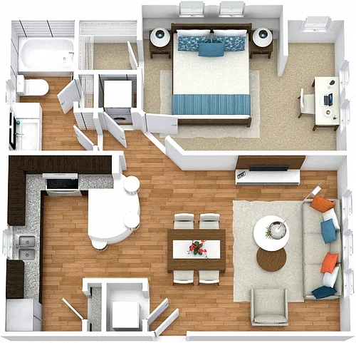 Floor plan A2 - Carriage House