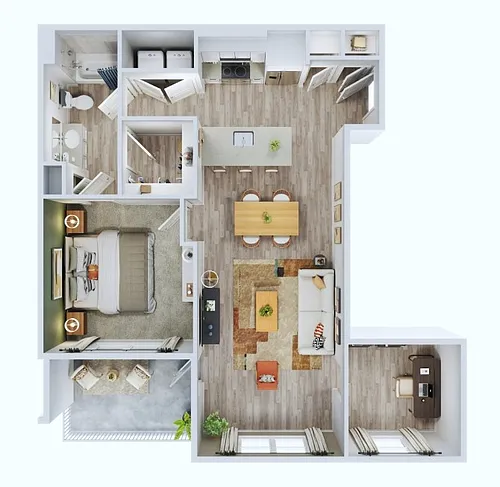 Floor plan 1C ALT1