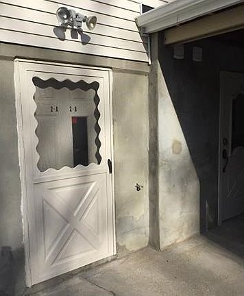 Entrance to unit 2B.