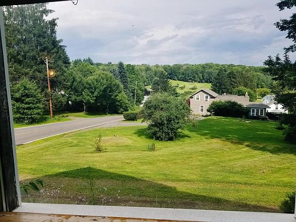 view out living room window
