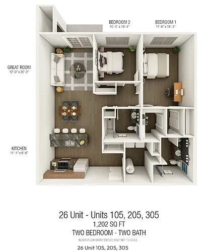Floor plan 105