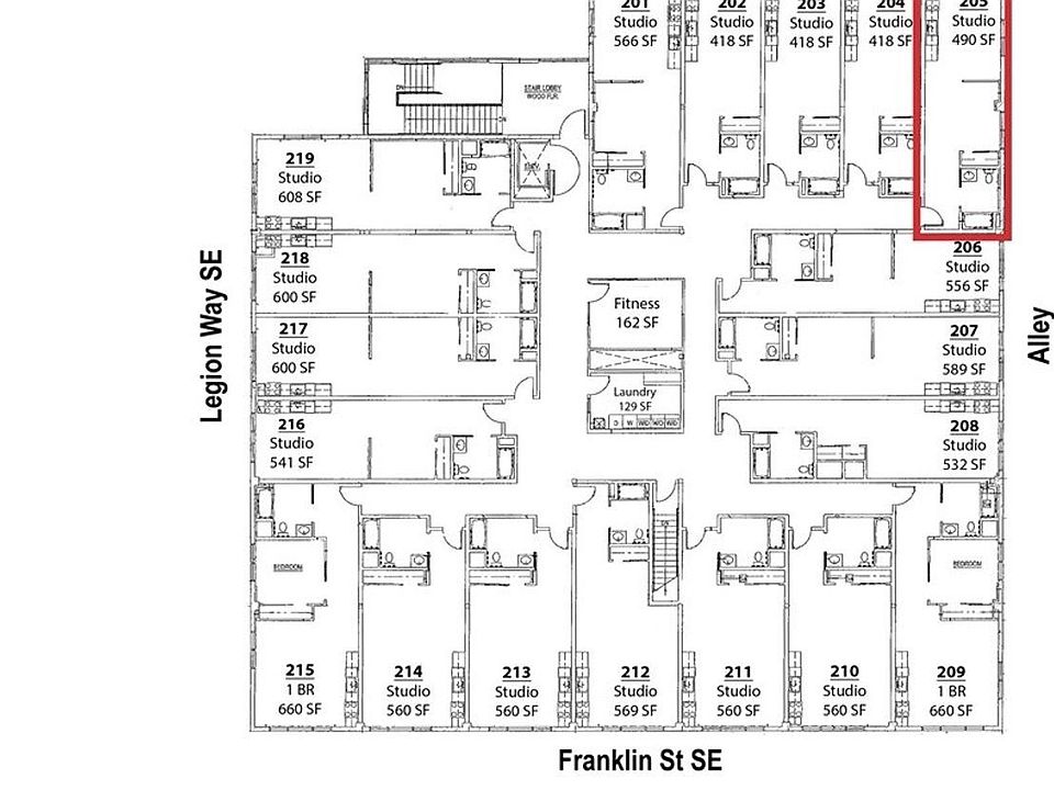 1st image of 600 Franklin St SE APT 205