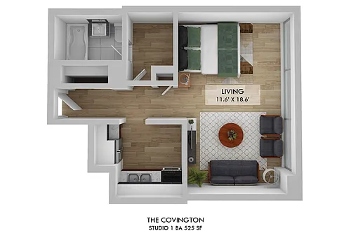 Floor plan Studios