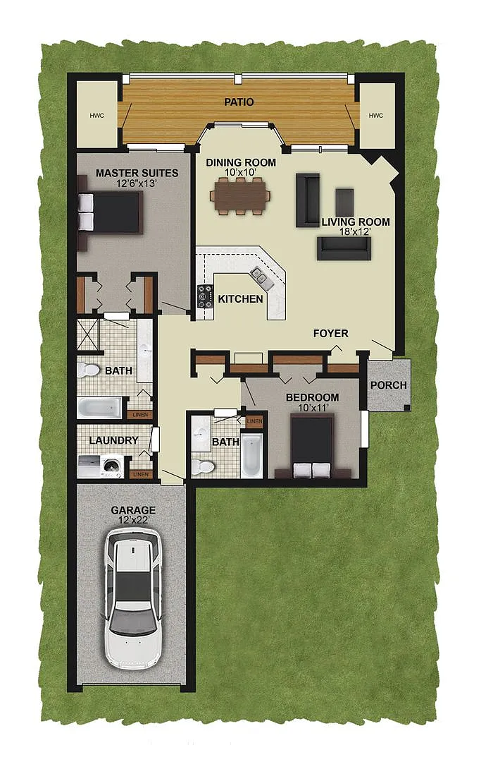 Floor plan The Glendale