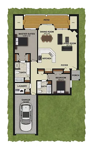 Floor plan The Glendale