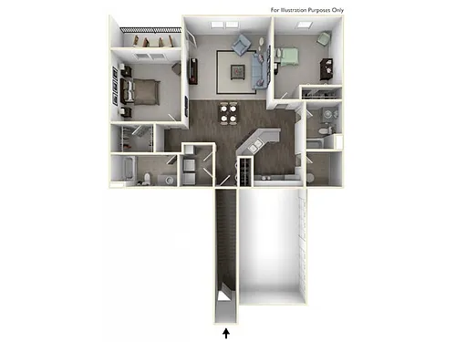 Floor plan Glen Arbor