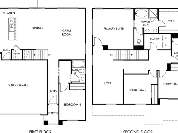 Residence 3 Plan, Aria at Stone Creek