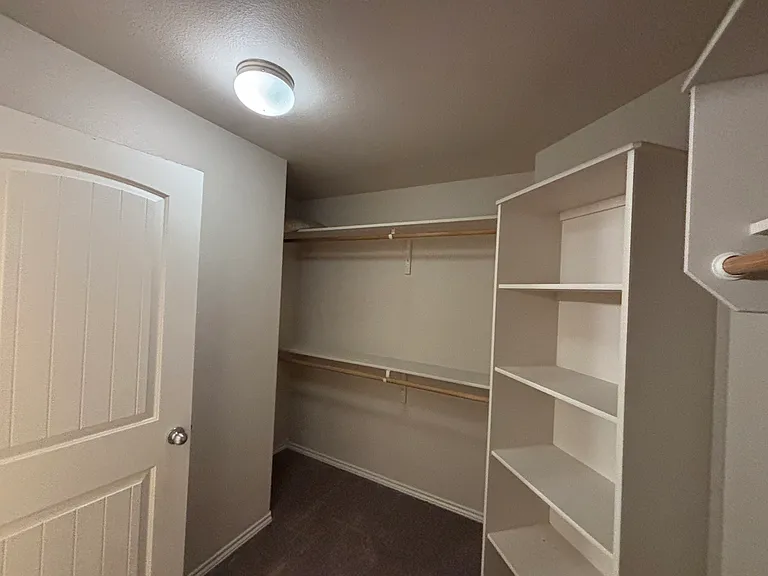 Primary walk in closet