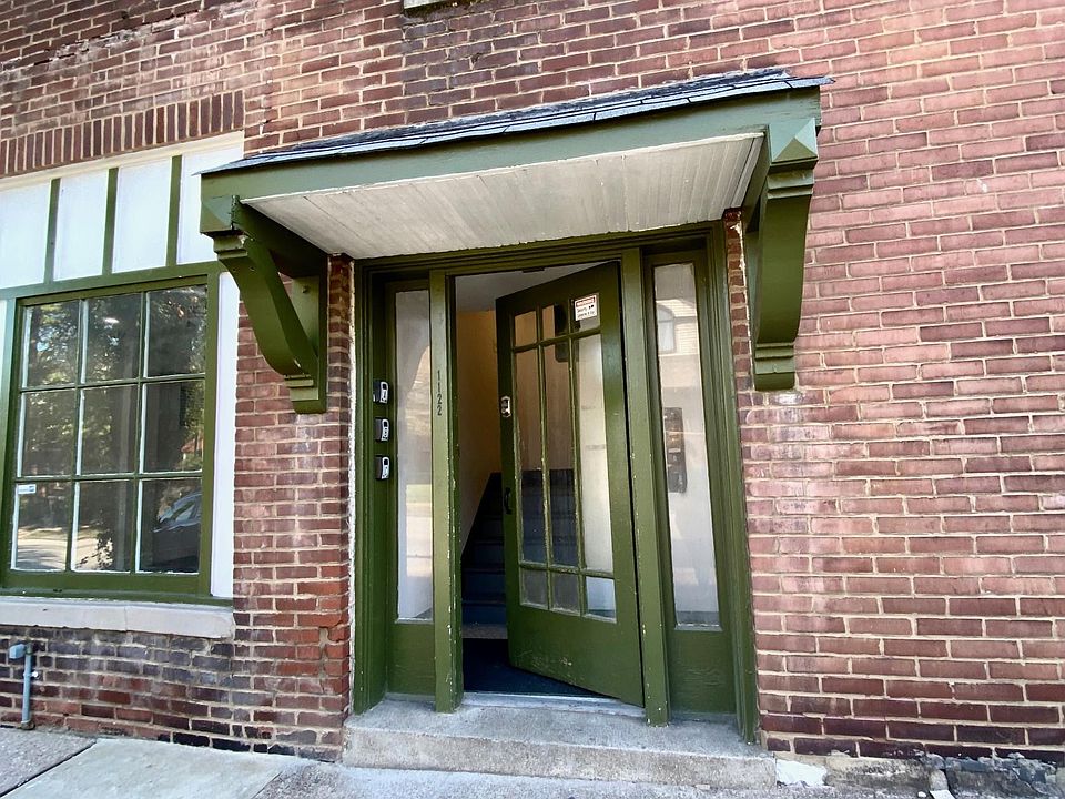 Entrance - apartment is upstairs to left