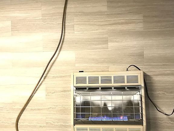 Backup propane heater