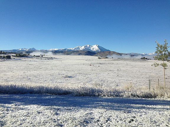 View of Sopris, winter