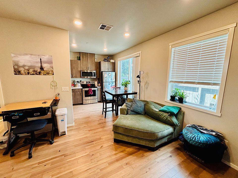 Living room and kitchen