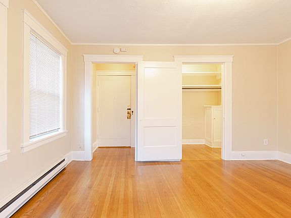 Beautiful hardwood floors and high ceilings. Newly painted!