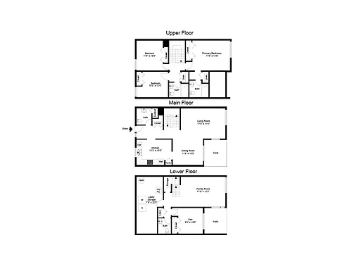 Floor plan Three Bedroom