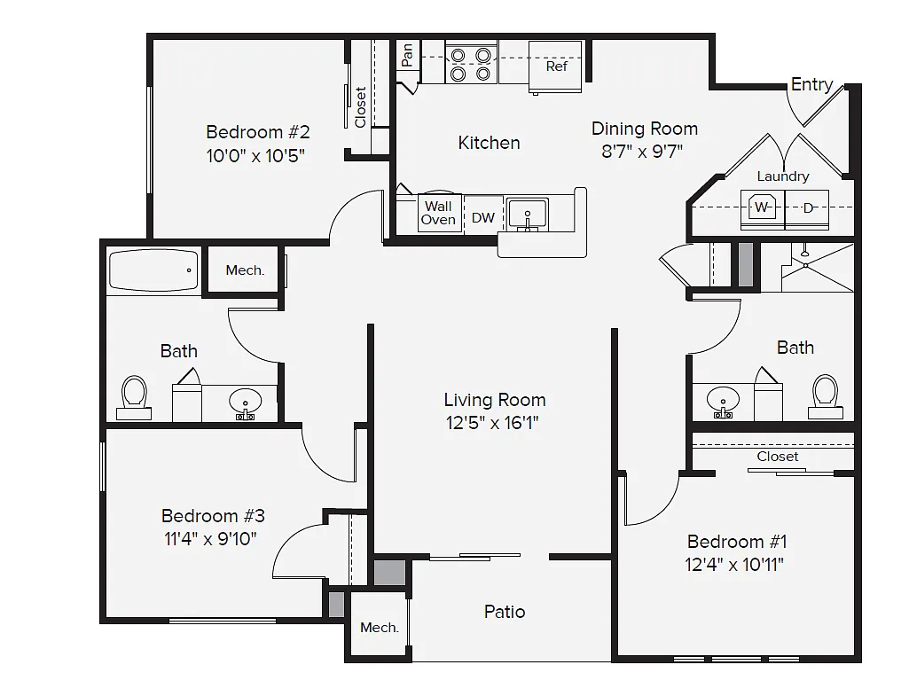 Floor plan C1-ADA