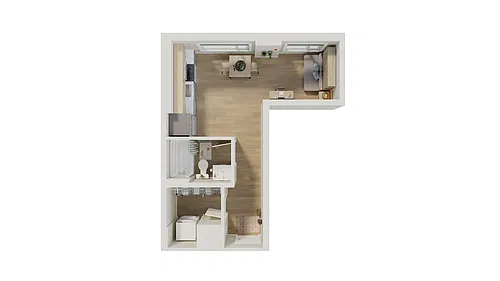 Floor plan Studio