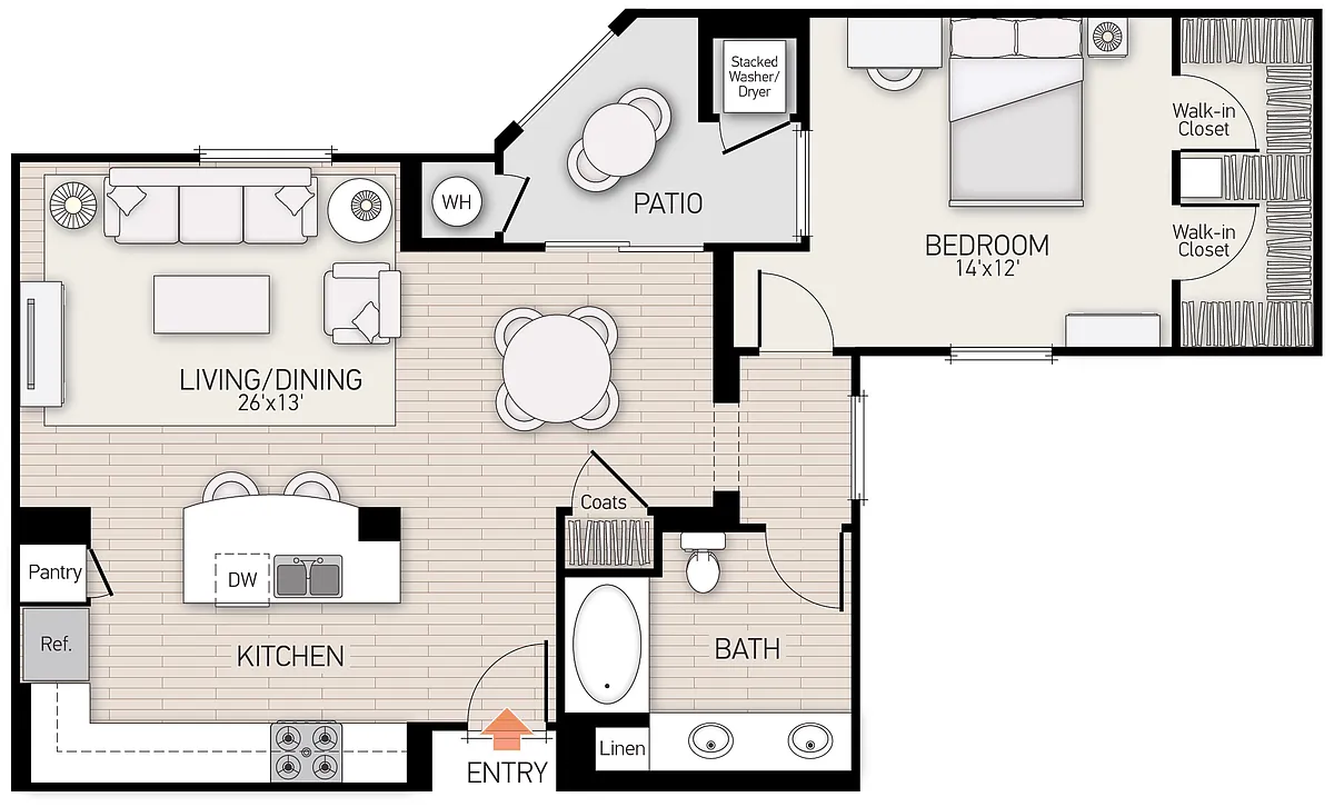 Floor plan Delrey - Plan 20