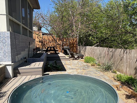 Cowboy pool and yard