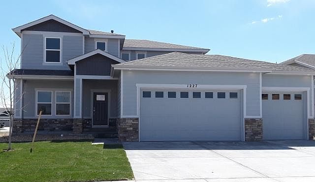 New Construction: 4 Bed, 3 1/2 Bath, 2 story with unfinished, garden-level basement. Main floor bedroom with second master bedroom upstairs.