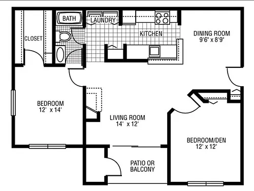Floor plan B-1