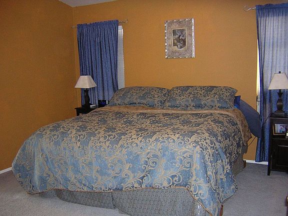 Split Floor Plan Secludes The Master Bedroom For Added Privacy