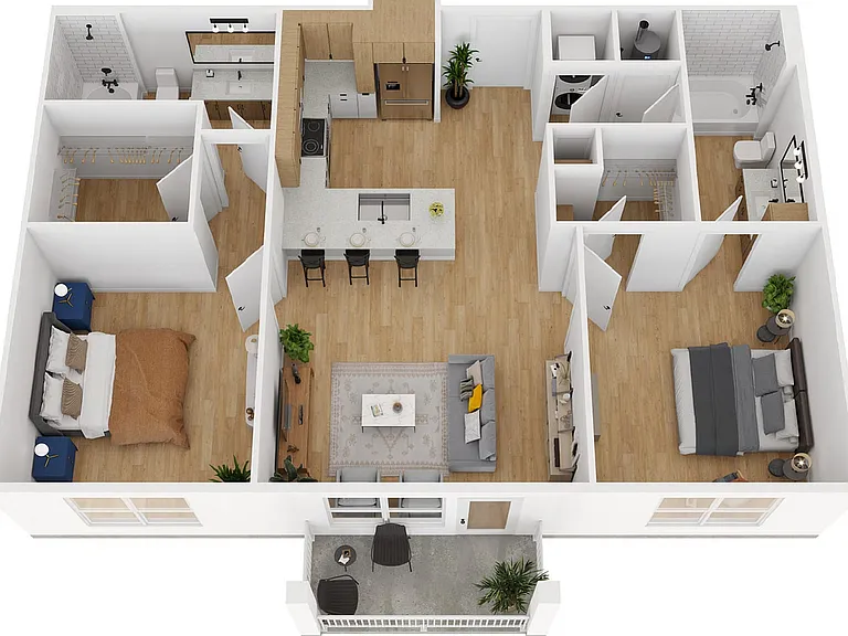 B4 with Balcony B4 with Balcony
