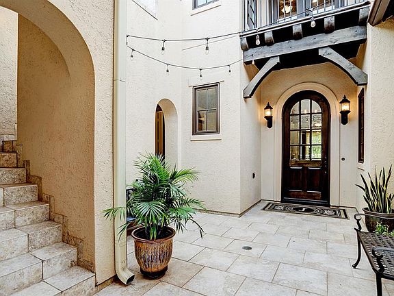 Courtyard - steps leading to the second floor