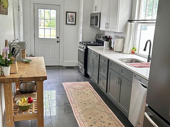 Backyard access through kitchen
